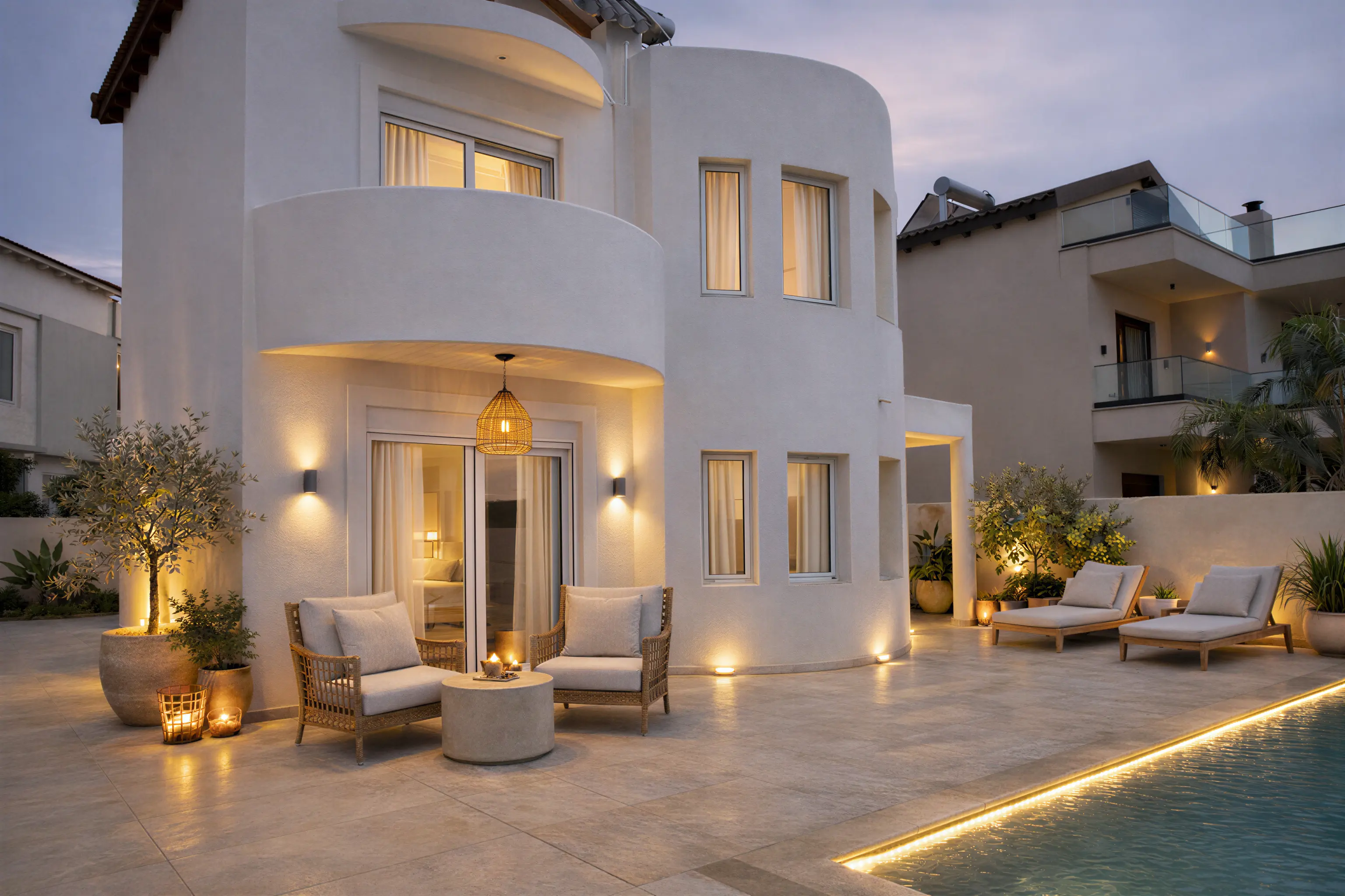 Villa Rhodéa pool