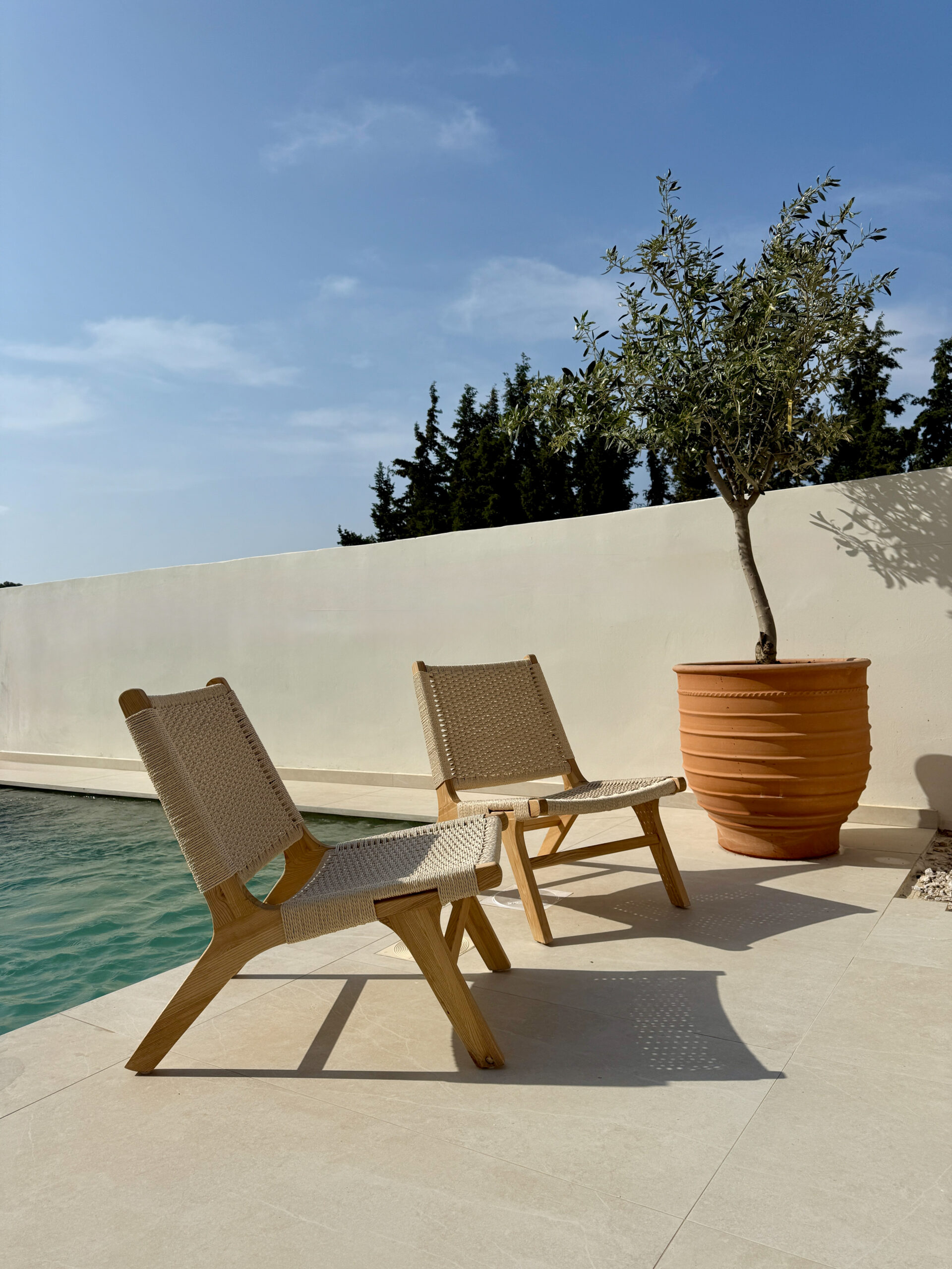 Sitting area inside Villa Rhodéa