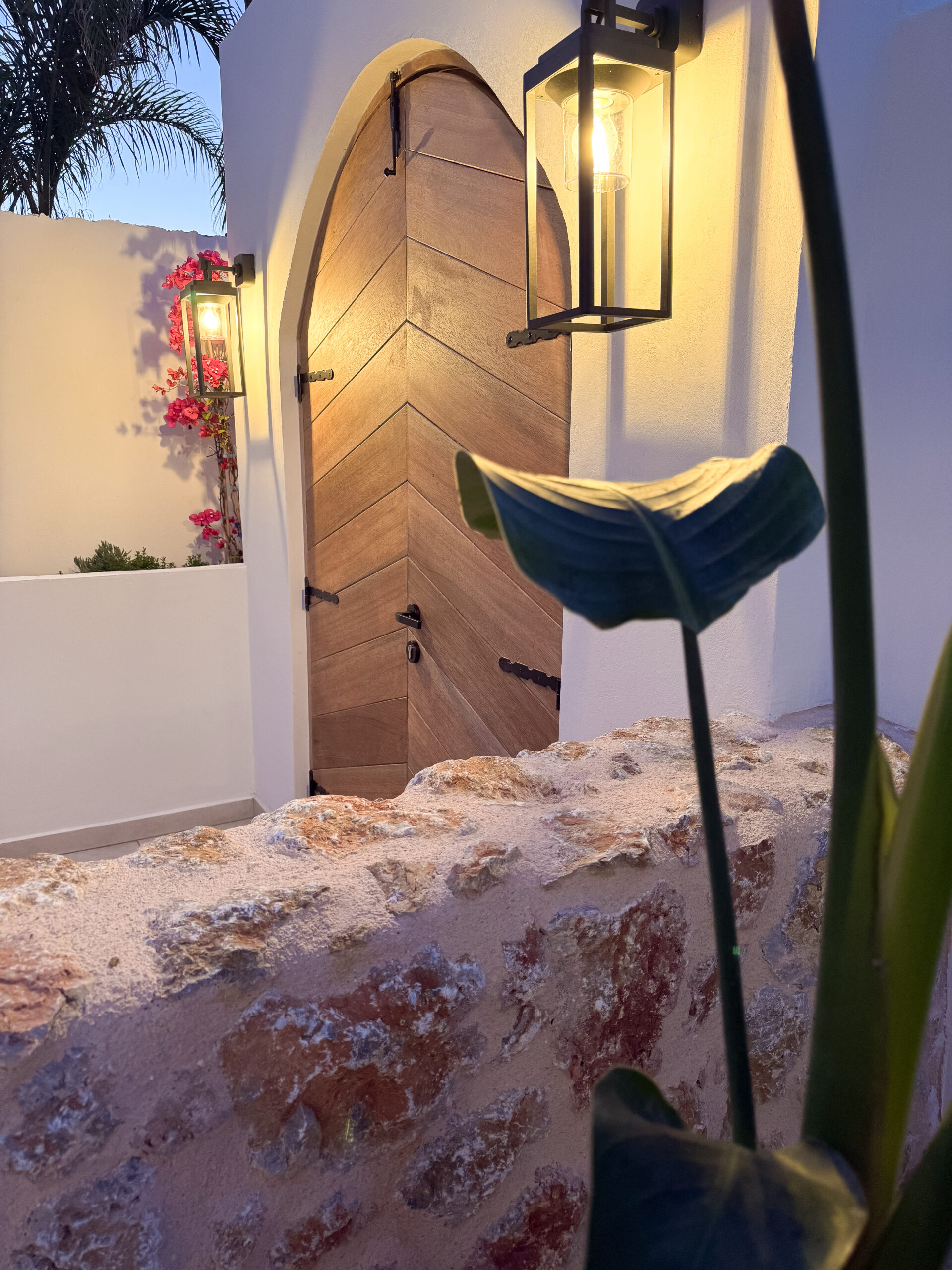 A quiet corner inside Villa Rhodéa